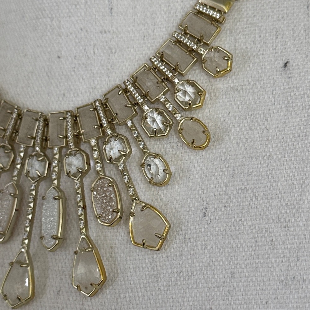 Kendra Scott Bette Multi Stone Statement Bib Necklace - Picture 6 of 17